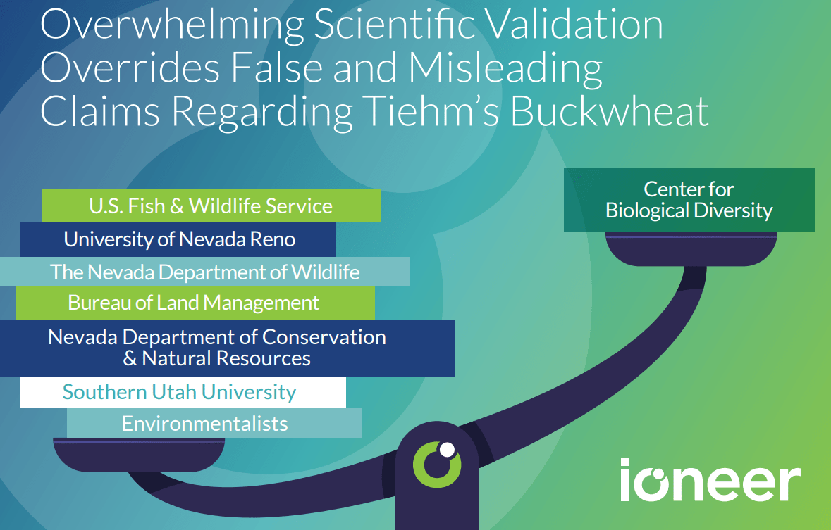 Recent research indicates that risks from population decline are falsely attributed to ioneer, but the company has implemented various mitigation strategies.